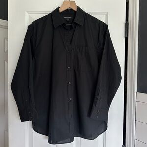 Banana Republic Black Button Down - S